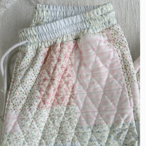 Last Pair Sunkissed Coconut “ Penny 3 “ Sun-kissed Coconut Quilted Joggers 64 - Picture 11 of 12